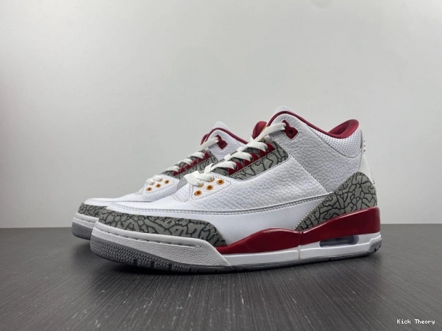 Kicktheory Jordan Retro Red Cardinal 3 CT8532-126 0630